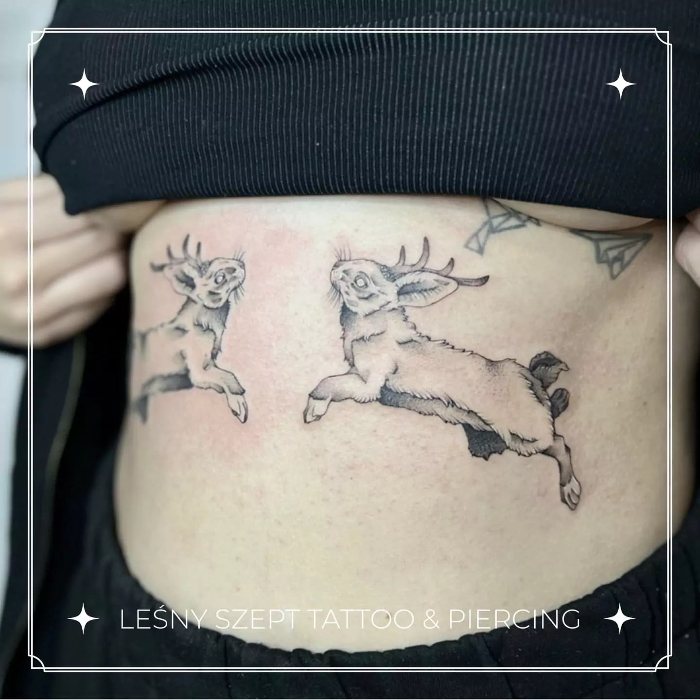 tatuaz krolikow z rogami